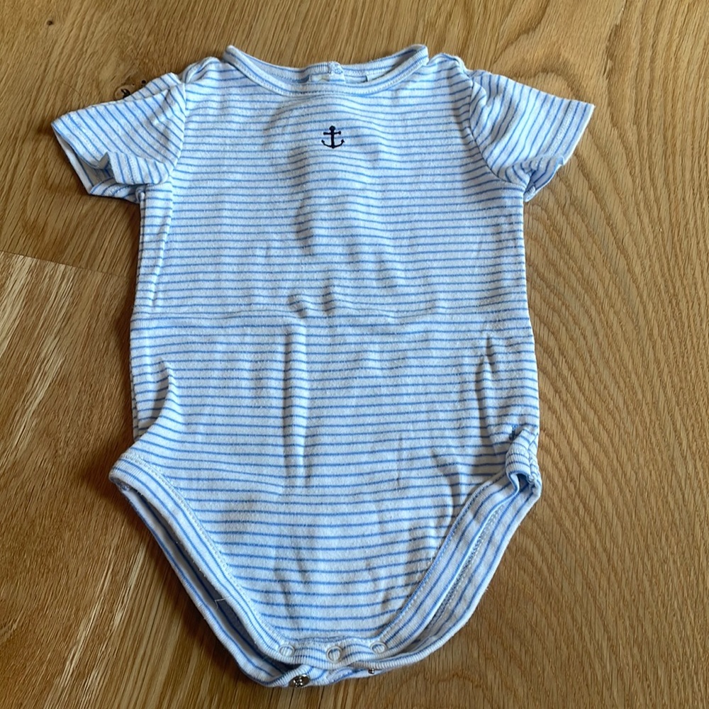Janie and Jack nautical onsie.